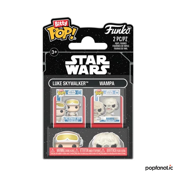 Funko Bitty POP! Star Wars: A Birodalom visszavág 2 darabos szett – Luke & Wampa