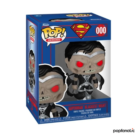 Funko POP! Heroes: Superman - Superman Blackest Night figura