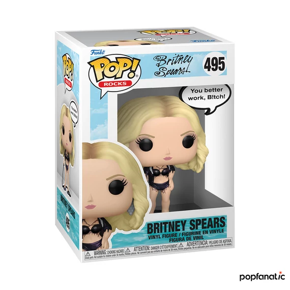 Funko POP! Rocks: Britney Spears Work B!tch figura #495
