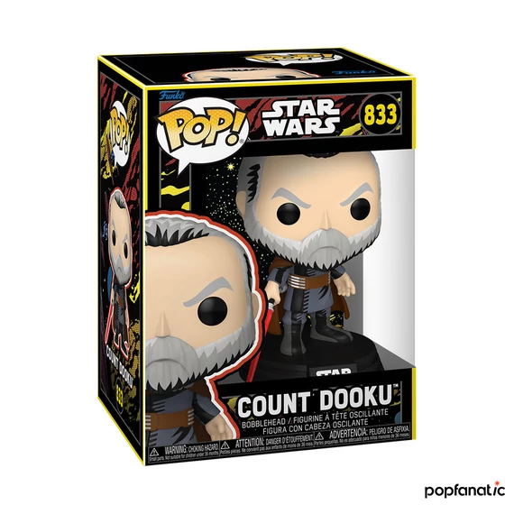 Funko POP! Movies: Star Wars - Count Dooku™ (Retro) figura #833