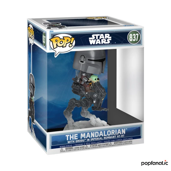 Funko POP! Ride: Star Wars - The Mandalorian with Grogu in AT-RT #837
