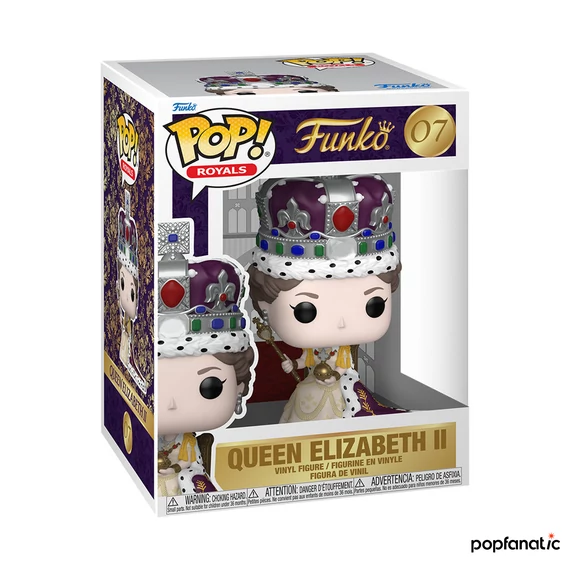Funko POP! Royals - Queen Elizabeth II figura #07
