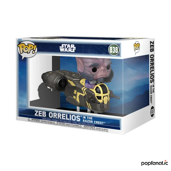 Funko POP! Ride: Star Wars - Zeb Orrelios in the Razor Chest figura #838