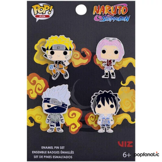 Funko POP! 4Pack Naruto Enamel Pin kitűző szett