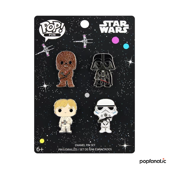 Funko POP! 4Pack Star Wars Enamel Pin kitűző szett