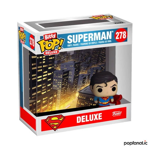 Funko Bitty POP! Deluxe: Superman (Cityscape) figura