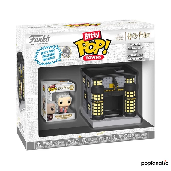 Funko Bitty POP! Town: Harry Potter - Ollivander at Olliwanders Wand Shop figura