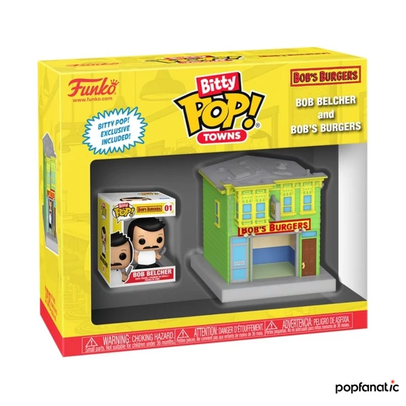 Funko Bitty POP! Town: Bob's Burgers - Bob at Bob's Burgers figura