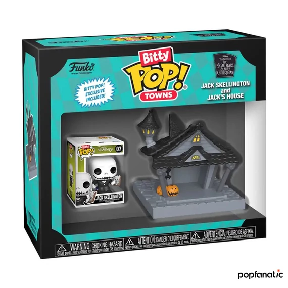 Funko Bitty POP! Town: The Nightmare Before Christmas - Jack at Home figura