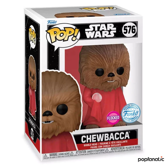 Funko POP! Star Wars - Chewbacca with Robe (Flocked) figura #576