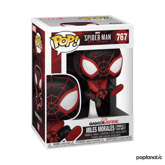 Funko POP! Games: Miles Morales - Miles (Bodega Cat Suit) figura