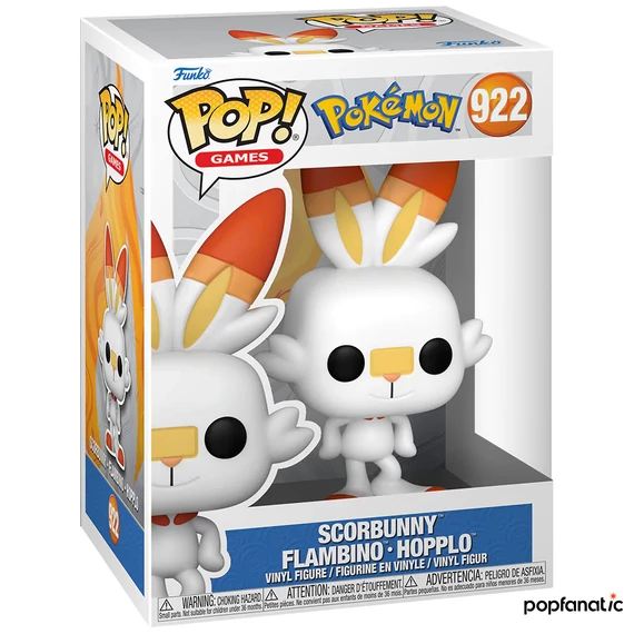 Funko POP! Games: Pokemon - Scorbunny(EMEA) figura