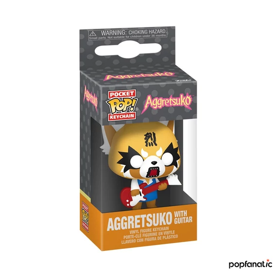 Funko POP! Keychain: Aggretsuko - w/Guitar kulcstartó