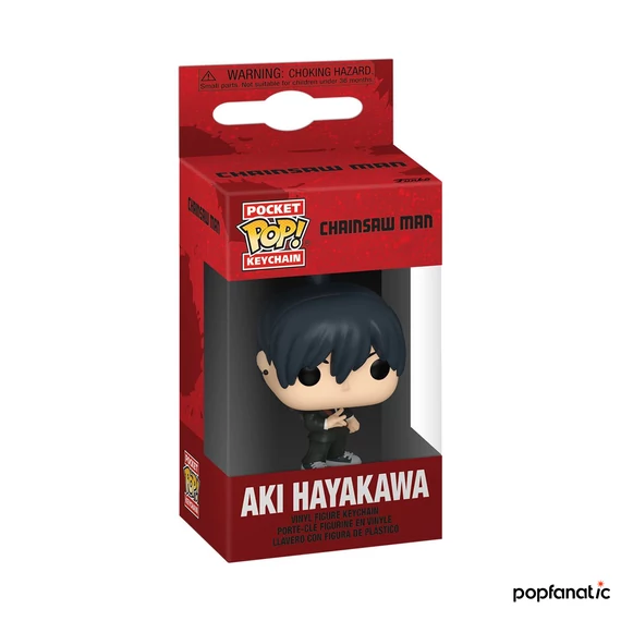 Funko POP! Keychain: Chainsaw Man - Aki kulcstartó