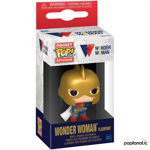 Funko POP! Wonder Woman 80th - Wonder Woman (Flashpoint) kulcstartó