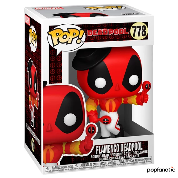 Funko POP! Marvel: Deadpool 30th Anniversary - Flamenco Deadpool figura #778