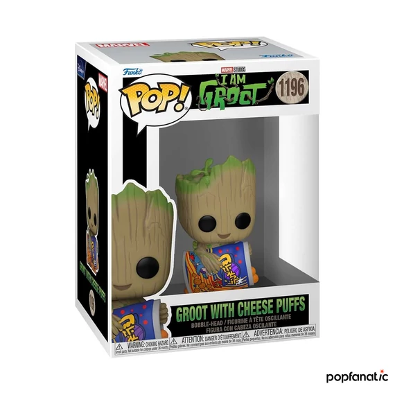Funko POP! Marvel: IAG - Groot w/Cheese Puffs figura #1196