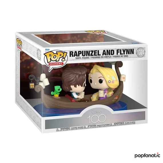 Funko POP! Moment: Disney 100 - Tangled Rapunzel and Flynn on Boat #1324