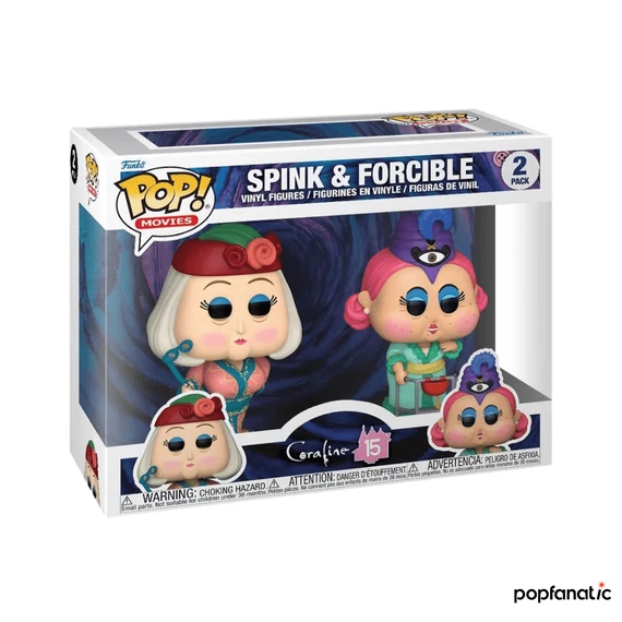 Funko POP! Movies: Coraline 15th - Spink & Forcible 2 Pack figura #2
