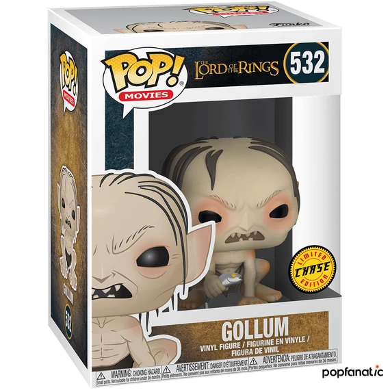 Funko POP! Movies: The Lord of the Rings - Gollum figura #532 chase