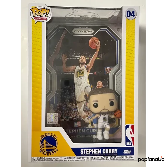 Funko POP! NBA Trading Cards: Golden State Warriors - Stephen Curry figura #04