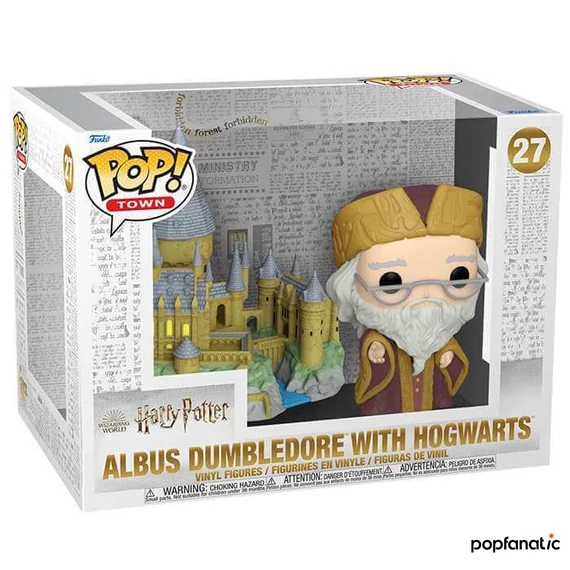 Funko POP! Town: Harry Potter Anniversary - Dumbledore with Hogwarts figura #27
