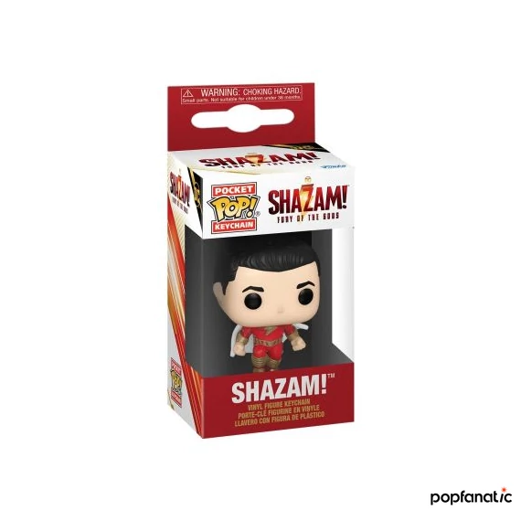 Funko POP! Shazam! Fury of the Gods Shazam kulcstartó