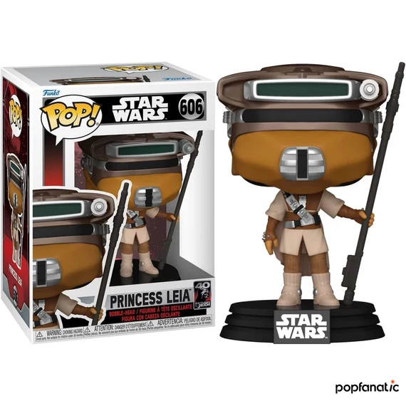 Funko POP! Star Wars: Return of the Jedi 40th - Leia(Boushh) figura #606
