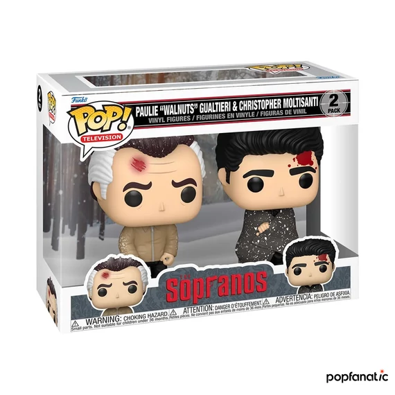 Funko POP! TV: Sopranos S3 - Paulie&Christopher 2PK figura