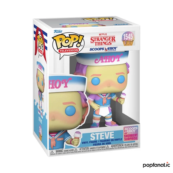 Funko POP! TV: Stranger Things - Steve(Scoops Ahoy) figura