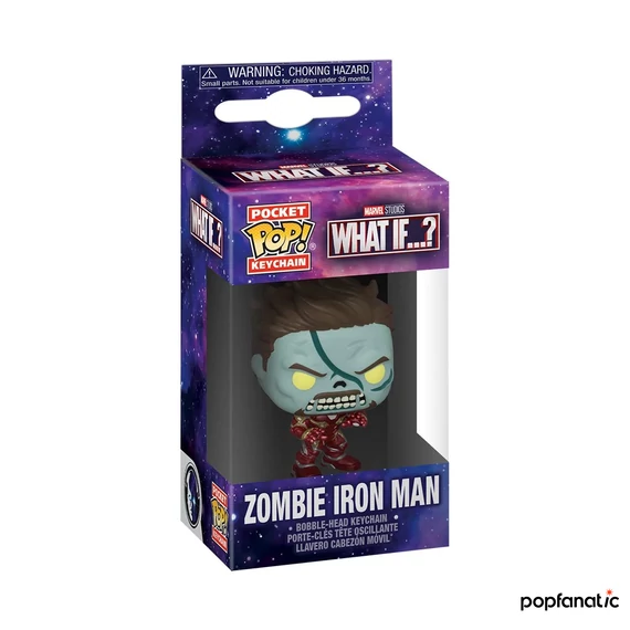 Funko POP! What If...? - Zombie Iron Man kulcstartó