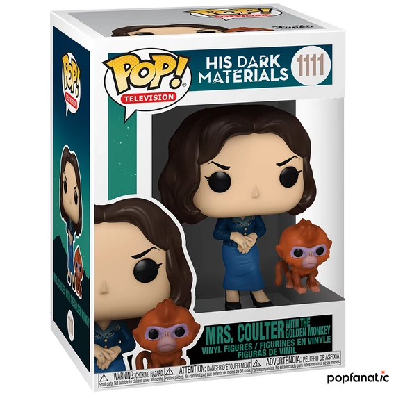 Funko POP!&amp;Buddy: His Dark Materials - Mrs. Coulter with Ozym figura #1111