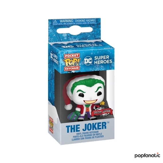 Funko POP! DC Holiday - Joker (WMT) kulcstartó