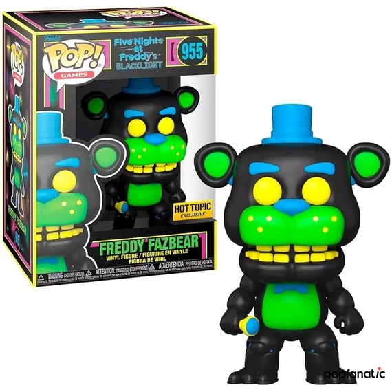 Funko Pop! Games: Five Nights At Freddy's - Freddy (Blacklight) figura #955