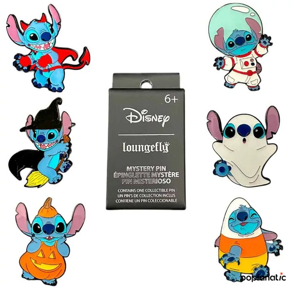 Loungefly Lilo &amp; Stitch Enamel Pins kitűző szett