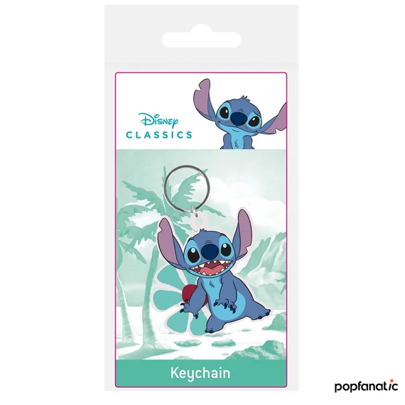 LILO &amp; STITCH (STITCH SMILE) PVC kulcstartó