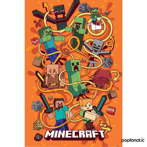 Minecraft (FUNTAGE MONTAGE) maxi poszter