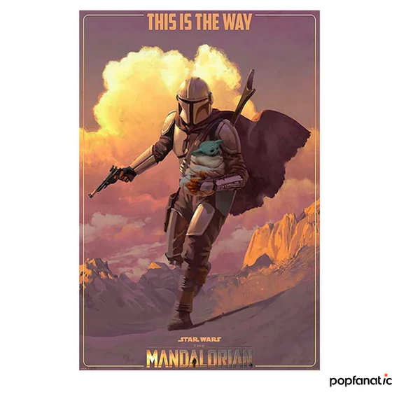 Star Wars: The Mandalorian (On the run) maxi poszter