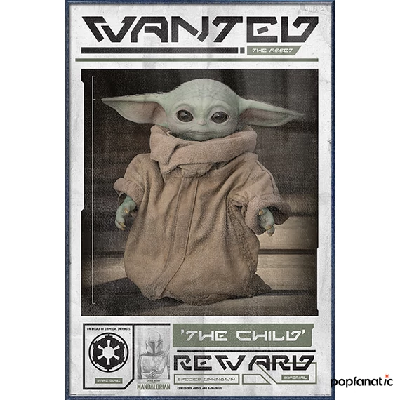 Star Wars: The Mandalorian (Wanted the Child) maxi poszter