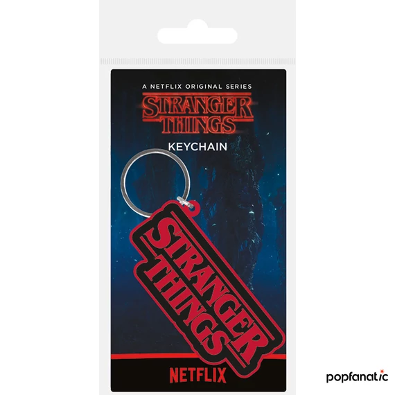 Stranger Things (Logo) gumi kulcstartó