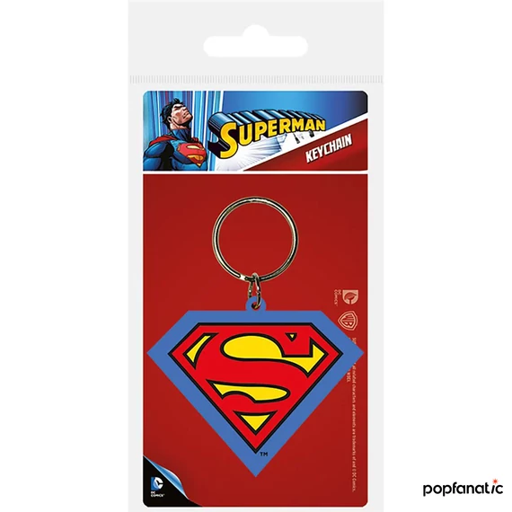 SUPERMAN (SHIELD) PVC kulcstartó