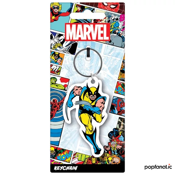 MARVEL COMICS (WOLVERINE) RUBBER kulcstartó