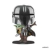 Kép 2/2 - Funko POP! Jumbo: Star Wars - The Mandalorian - Mandalorian (chrome) figura #380